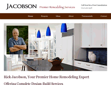 Tablet Screenshot of jacobsonremodel.com